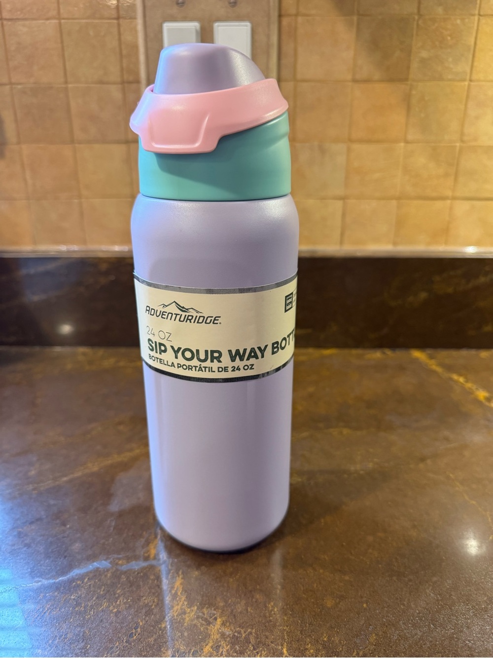 New Adventuridge Sip Your Way Bottle 24oz 
Lavender, pink, mint